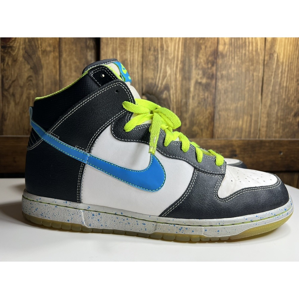 Nike Dunk High AS PRM Size‎ 11 558493-143  White/Blue Glow/Black
